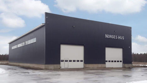 norgeshus factory package prefabricated production Kalesi