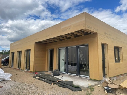 Smart house with flat roof NorgesHus