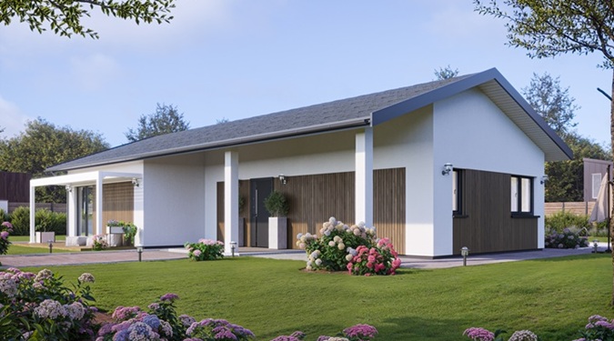 Explore a modern prefab home designed for efficiency, affordability, and modern living.