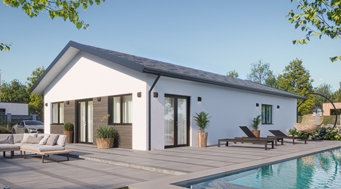 Stylish prefabricated homes offering versatility and functionality.